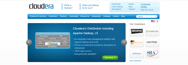 Hadoop开源软件供应商Cloudera融资4000万美元