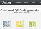 在线制作彩色二维码,unitag.fr