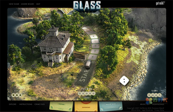 Get The Glass:超酷的FLASH在线3D游戏！