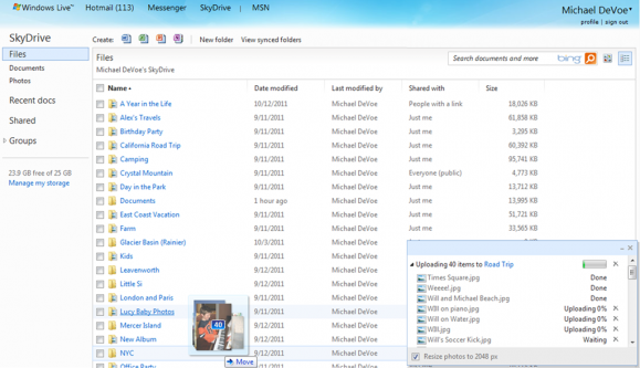 微软网盘Live SkyDrive全面升级