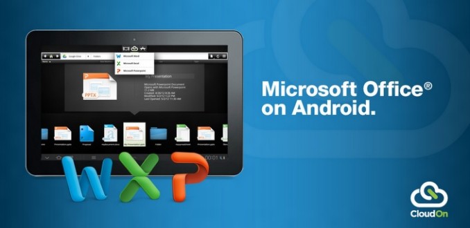 云端Office应用CloudOn发布Android平板电脑版本，支持Google Drive云存储