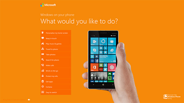 微软Windows Phone在线模拟网站 线上体验WP8.1功能